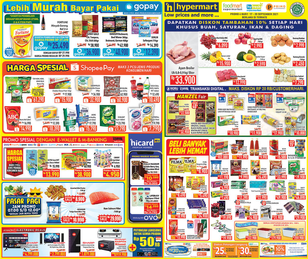 Promo Koran Hypermart Weekend Kalimantan, Sulawesi dan InTim