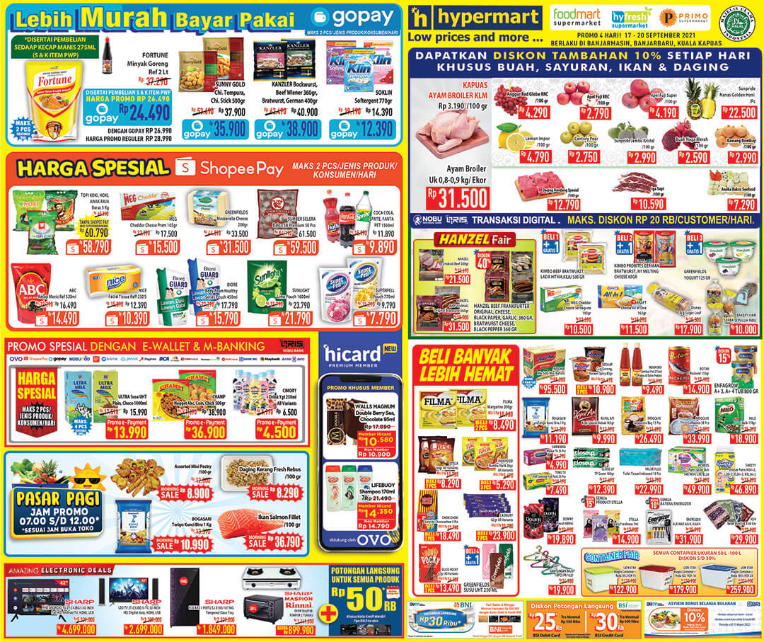 Promo Koran Hypermart Weekend Kalimantan, Sulawesi dan InTim