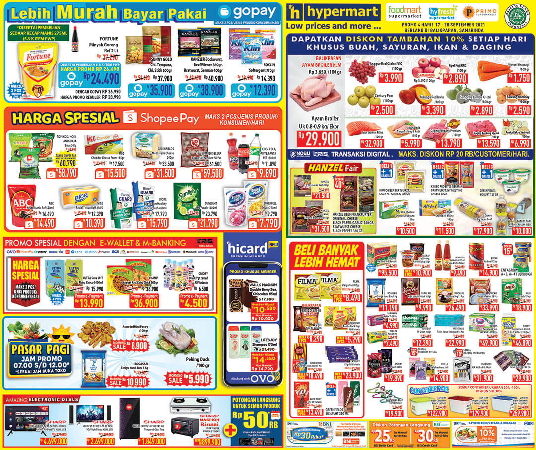 Promo Koran Hypermart Weekend Kalimantan, Sulawesi dan InTim