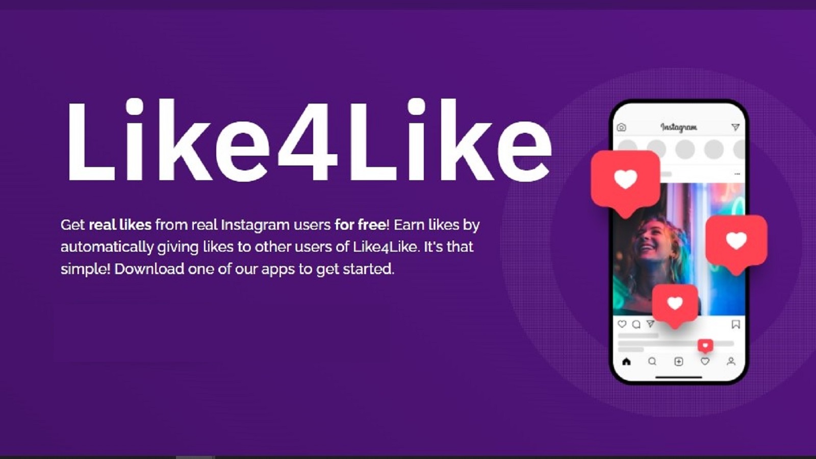 Aplikasi Penambah Like Instagram - Like4Like
