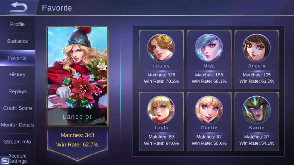 Cara Menghitung Winrate Mobile Legend  