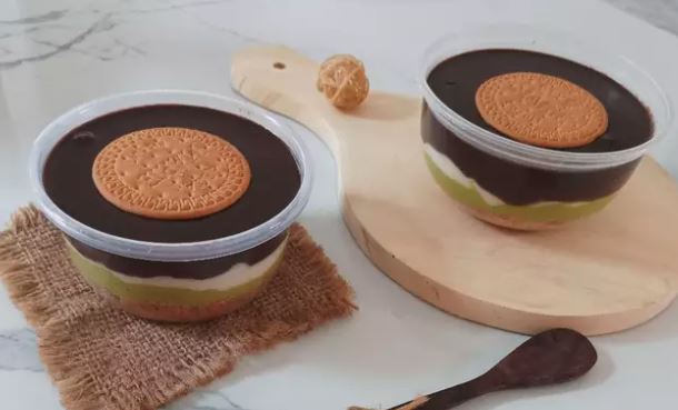 Cara membuat dessert box alpukat