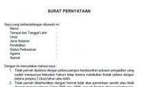 Contoh Surat Lamaran CPNS
