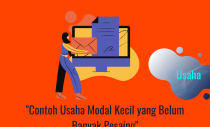 Contoh Usaha Modal Kecil yang Belum Banyak Pesaing