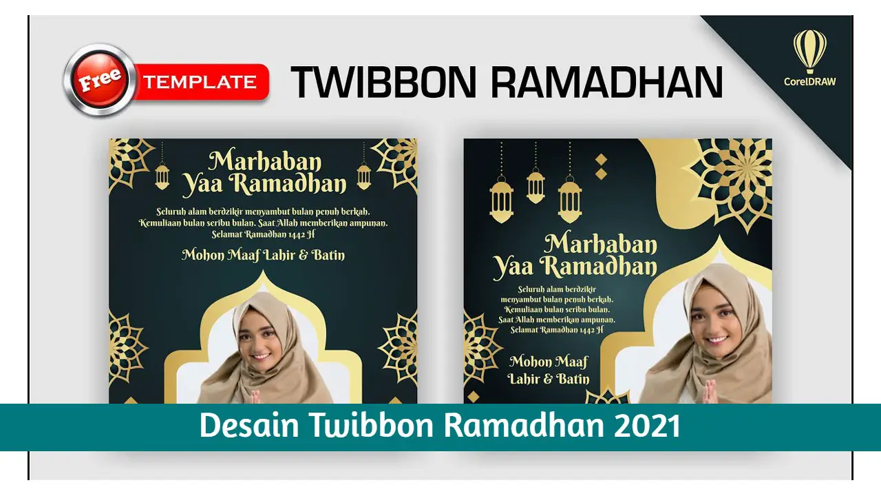 Desain Twibbon Ramadhan 2021 Terbaik Terbaru 2021
