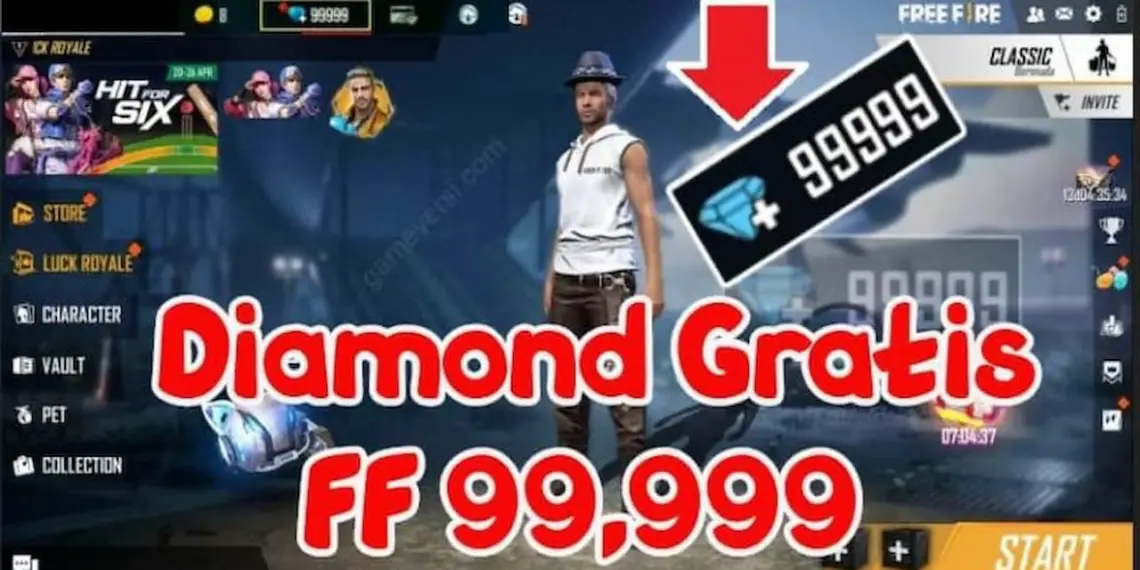 download Diamond Gratis FF 99999 + scirpt