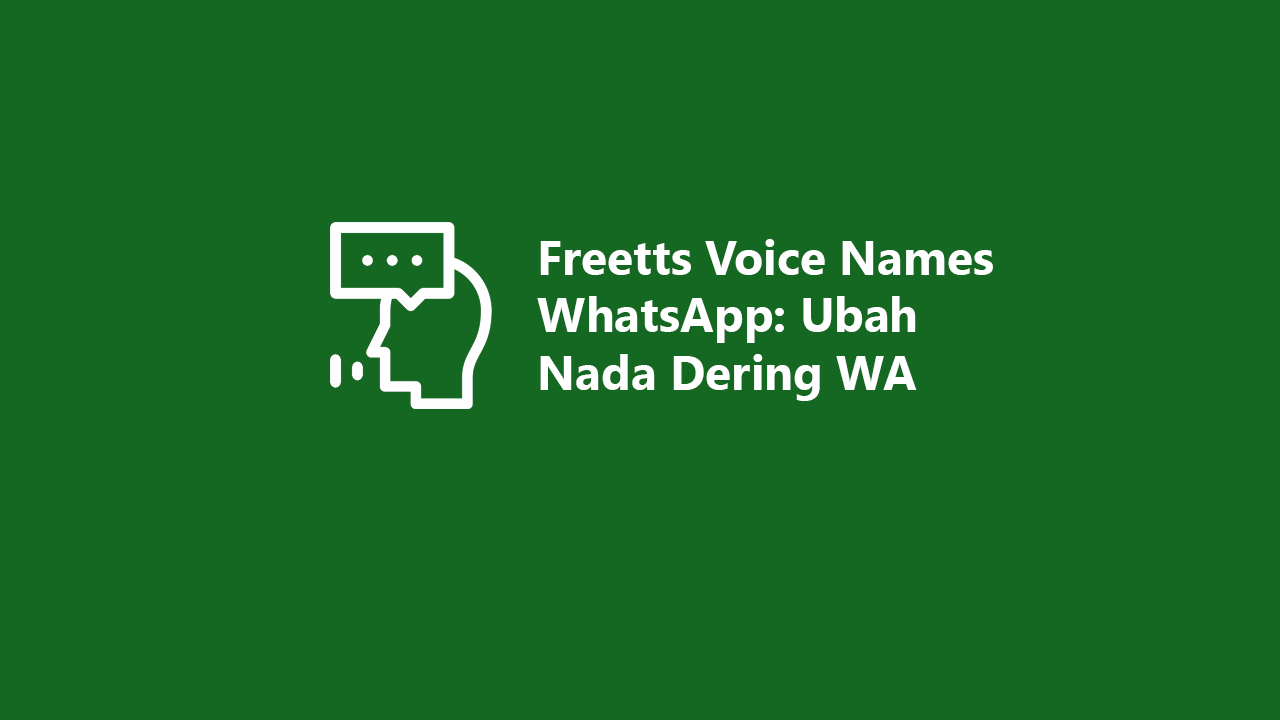 Freetts nada dering whatsapp