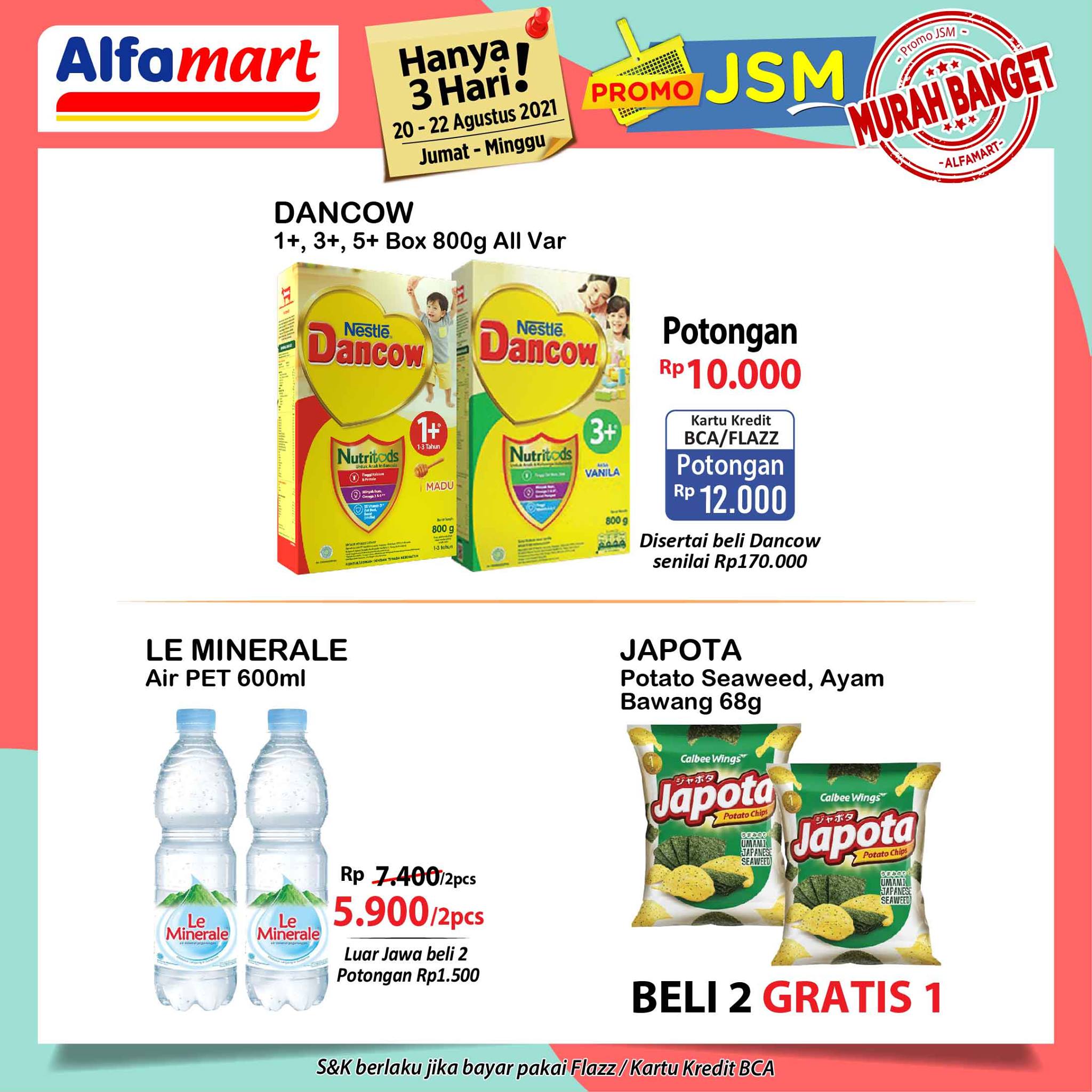 Promo JSM Alfamart 20 21 22 Agustus 2021