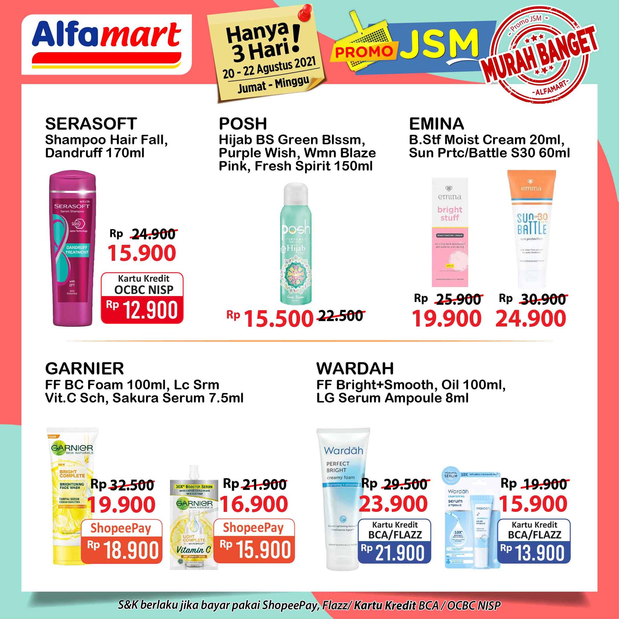 Promo JSM Alfamart 20 21 22 Agustus 2021