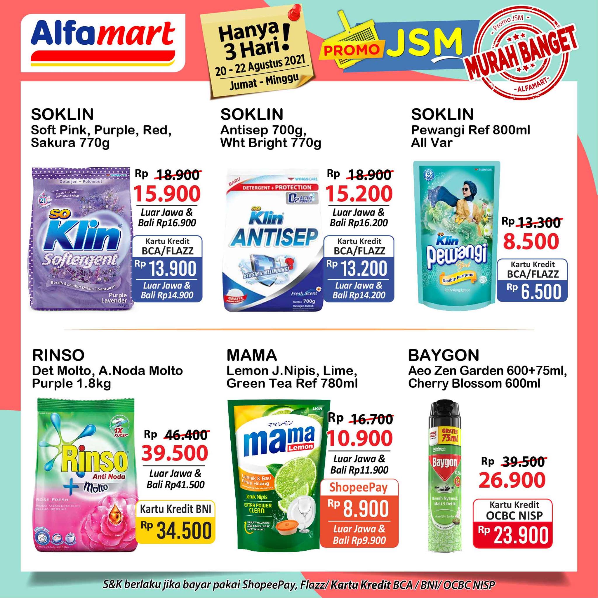 Promo JSM Alfamart 20 21 22 Agustus 2021