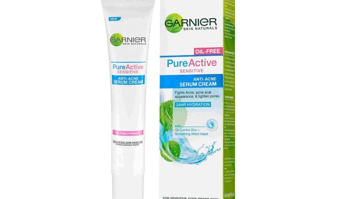 Harga Garnier Pure Active Sensitive Anti-Acne Serum Cream