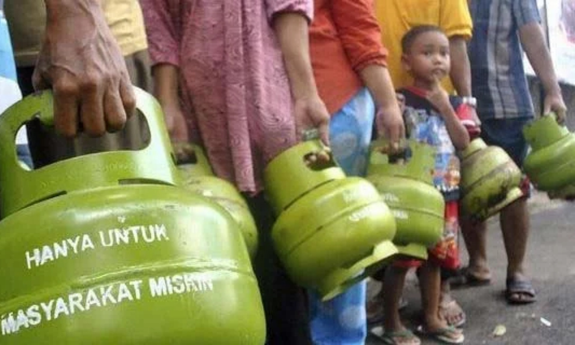 Harga Gas 3 kg di Warung