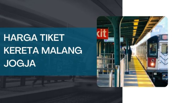 Harga Tiket Kereta Malang Jogja Mulai Rp250 Ribuan