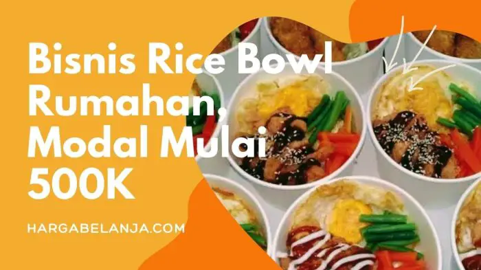 Bisnis Rice Bowl Rumahan: Modal, Menu & Tips Menjalaninya, Hargabelanja.com