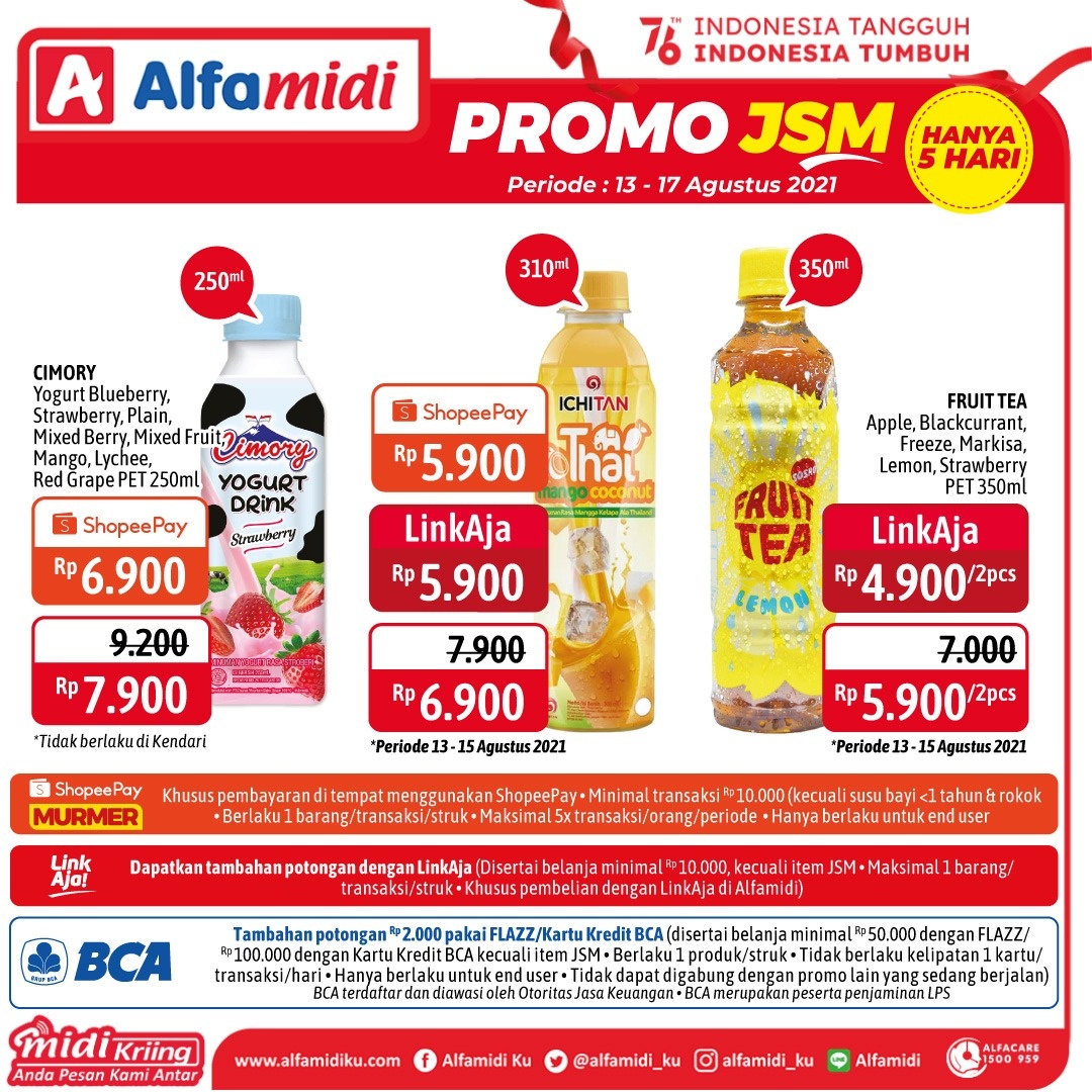jsm alfamidi spesial hut ri