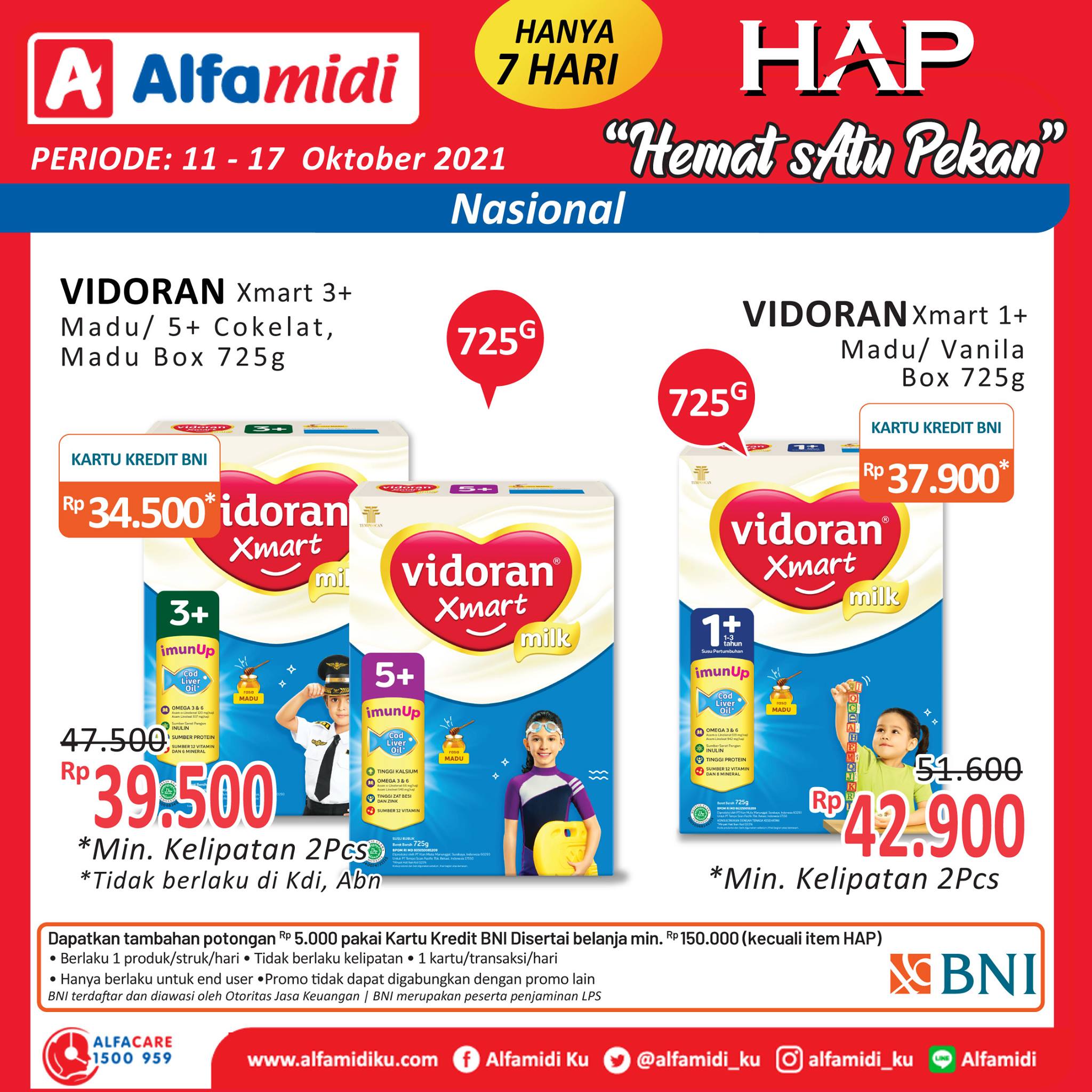 Katalog Promo Alfamidi HAP Hemat sAtu Pekan 11-17 Oktober 2021 Terbaru