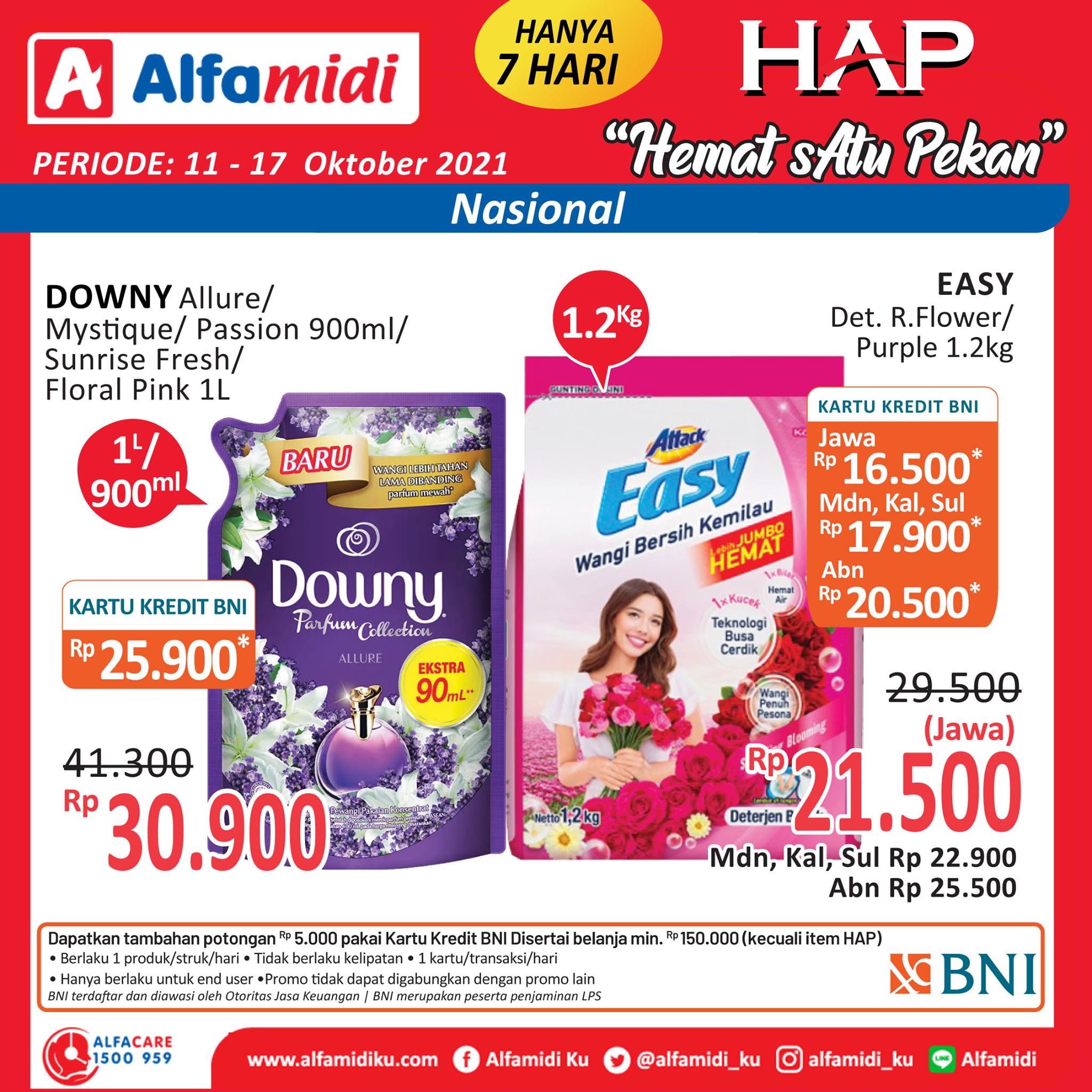 Katalog Promo Alfamidi HAP Hemat sAtu Pekan 11-17 Oktober 2021 Terbaru
