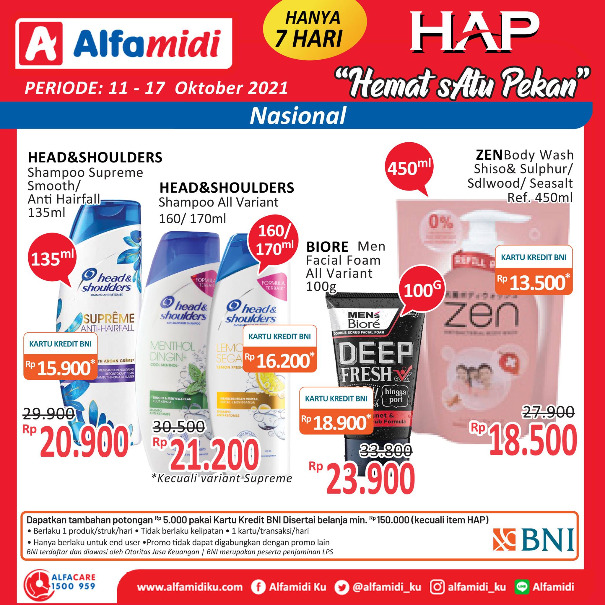 Katalog Promo Alfamidi HAP Hemat sAtu Pekan 11-17 Oktober 2021 Terbaru