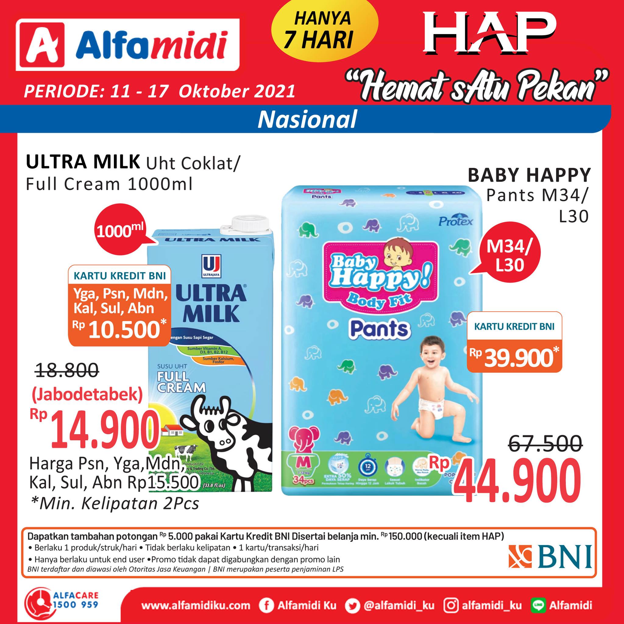Katalog Promo Alfamidi HAP Hemat sAtu Pekan 11-17 Oktober 2021 Terbaru