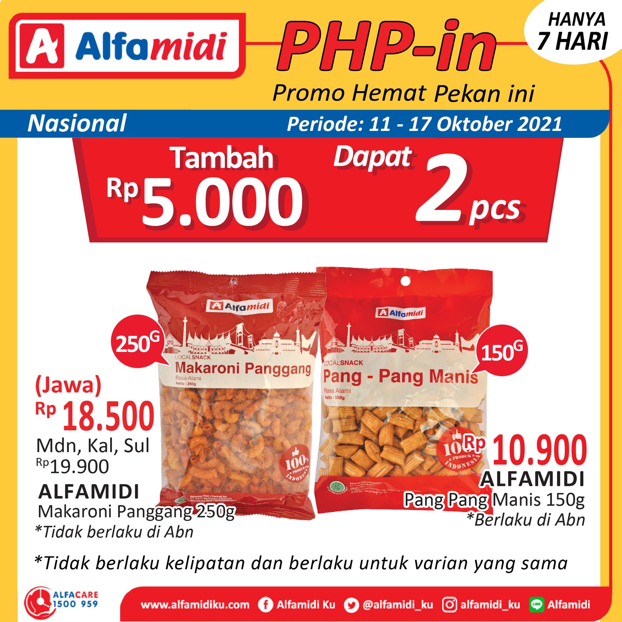 Katalog Promo Hemat Alfamidi Pekan Ini PHP-in 11-17 Oktober 2021