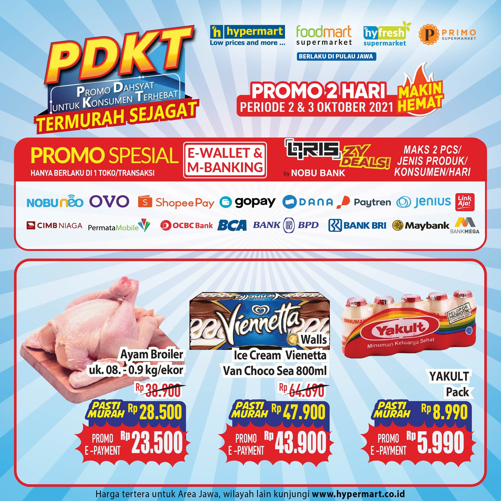 Katalog Promo Hypermart Dahsyat 2 Hari Terbaru 2-3 Oktober 2021 Spesial Weekend