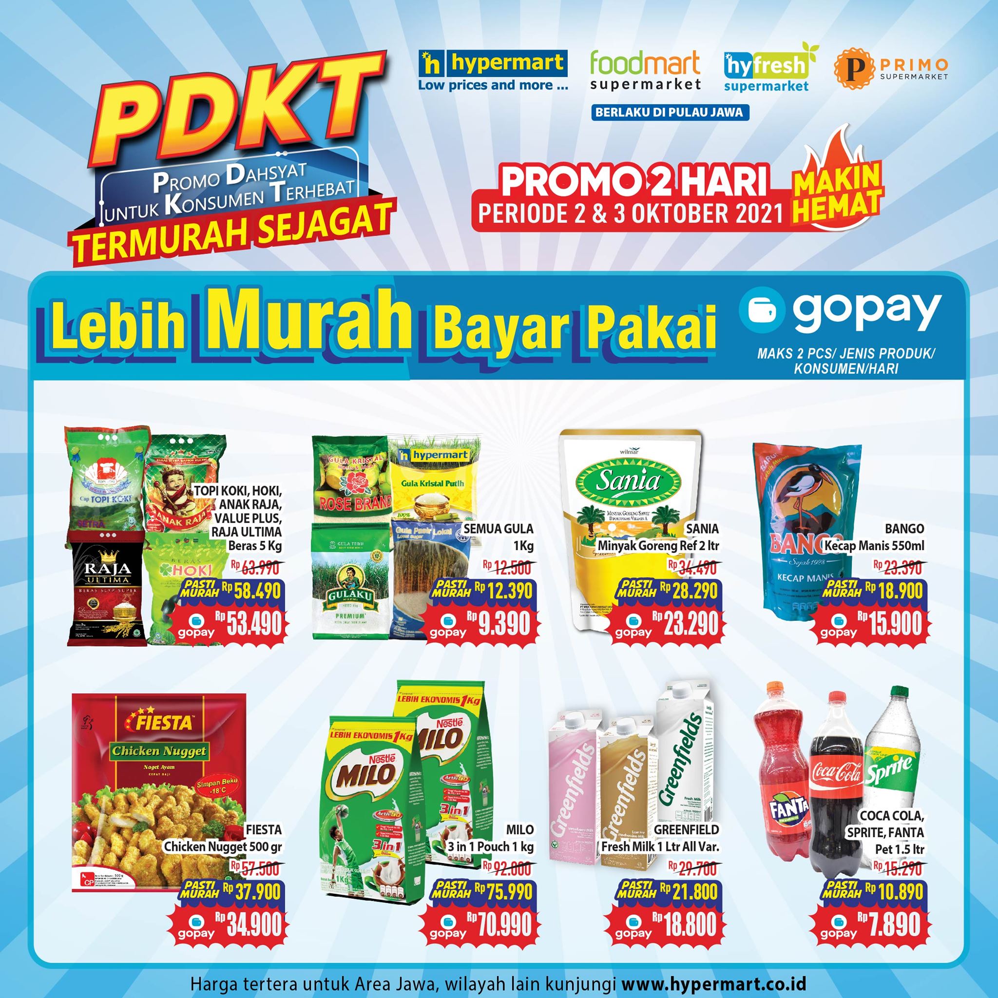 Katalog Promo Hypermart Dahsyat 2 Hari Terbaru 2-3 Oktober 2021 Spesial Weekend