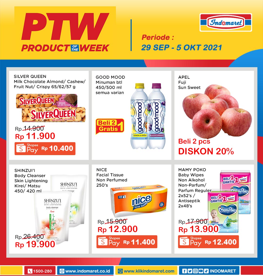 Katalog Promo Indomaret Product of The Week 29 September - 5 Oktober 2021