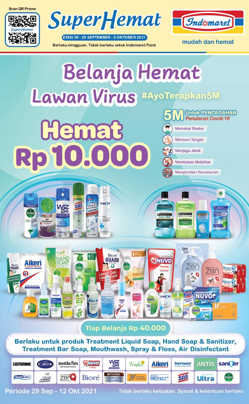 Katalog Promo Indomaret Super Hemat Minggu Ini 29 September - 5 Oktober 2021
