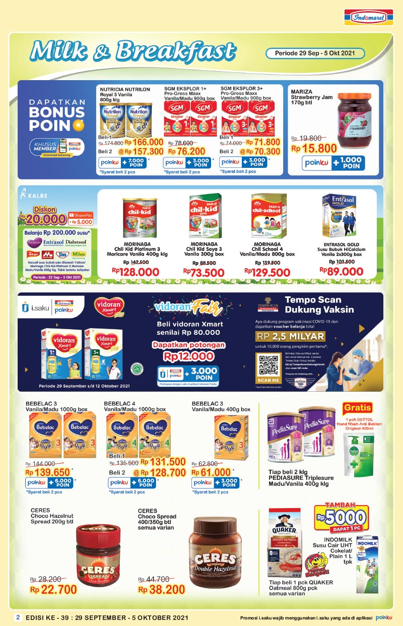 Katalog Promo Indomaret Super Hemat Minggu Ini 29 September - 5 Oktober 2021