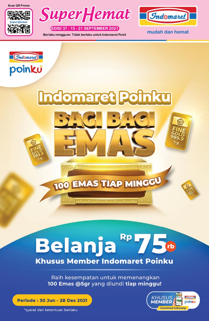 Promo Super Hemat Indomaret Periode 15-21 September 2021