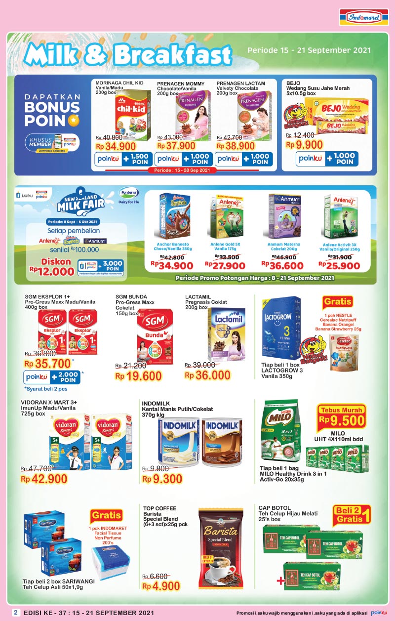 Promo Super Hemat Indomaret Periode 15-21 September 2021