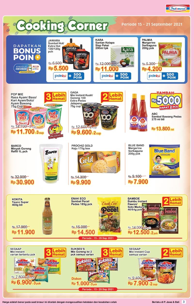 Promo Super Hemat Indomaret Periode 15-21 September 2021