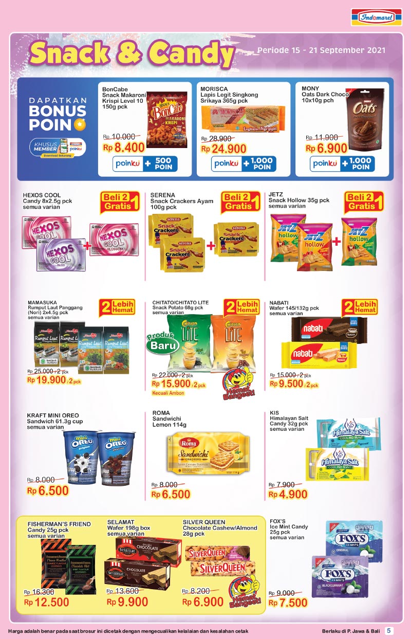Promo Super Hemat Indomaret Periode 15-21 September 2021