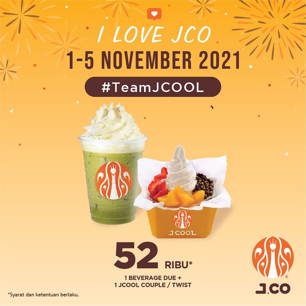 Promo JCO Paket ILoveJCO Terbaru 1-5 November 2021 Mulai 50 Ribuan