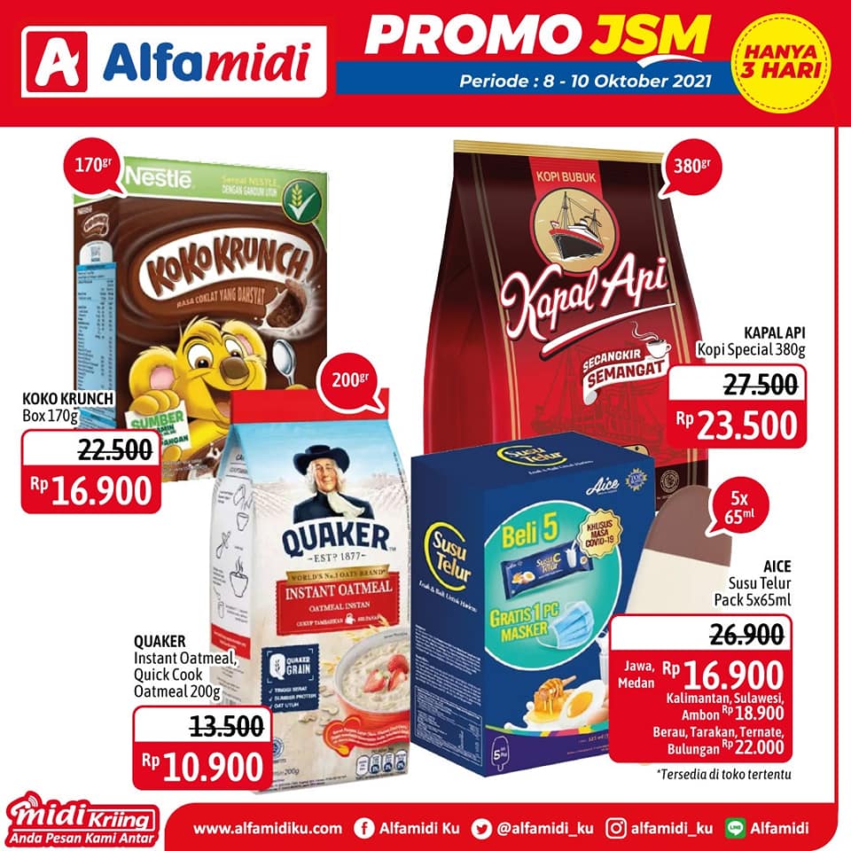 Katalog Promo JSM Alfamidi 8-10 Oktober 2021 Terbaru Minggu Ini