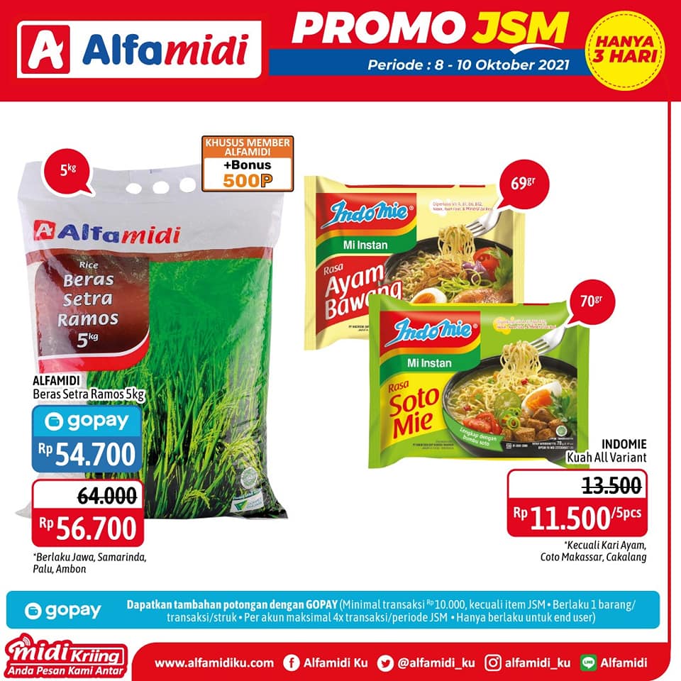 Katalog Promo JSM Alfamidi 8-10 Oktober 2021 Terbaru Minggu Ini