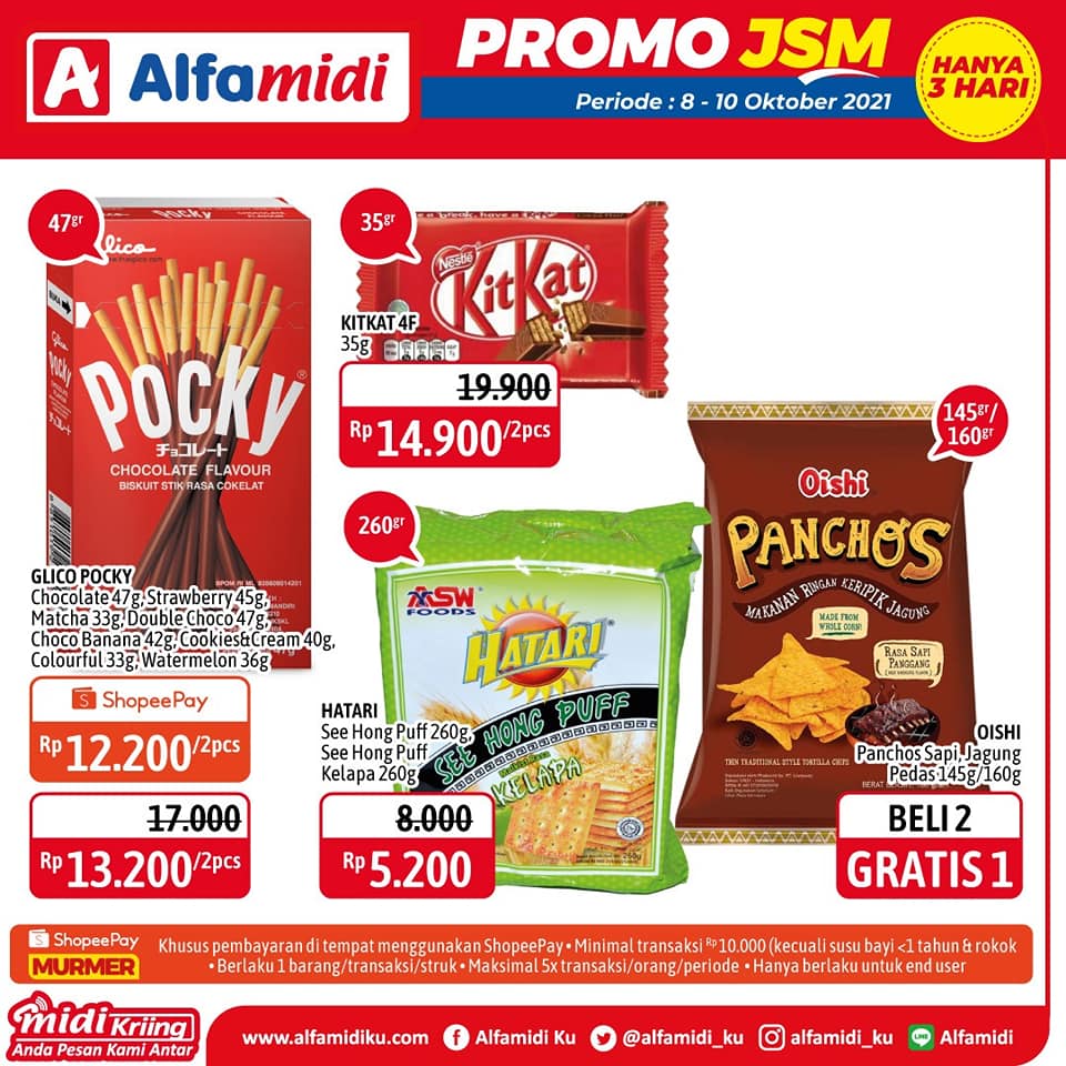 Katalog Promo JSM Alfamidi 8-10 Oktober 2021 Terbaru Minggu Ini