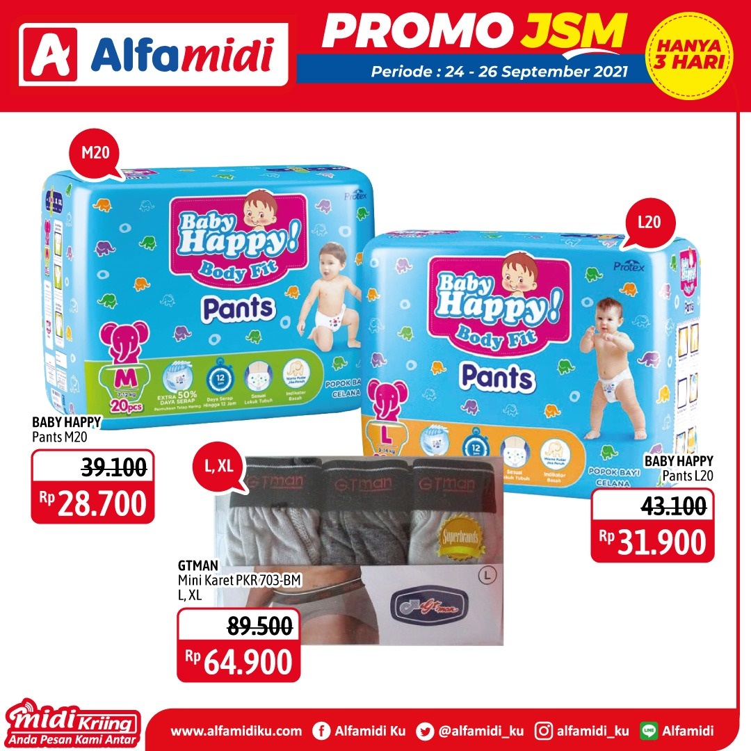 Katalog Promo JSM Alfamidi Hanya 3 Hari 24-26 September 2021 Terbaru