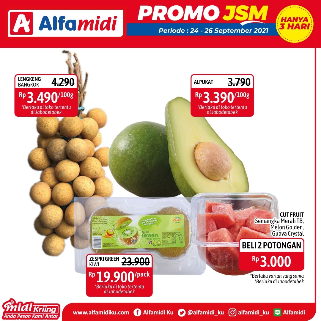 Katalog Promo JSM Alfamidi Hanya 3 Hari 24-26 September 2021 Terbaru