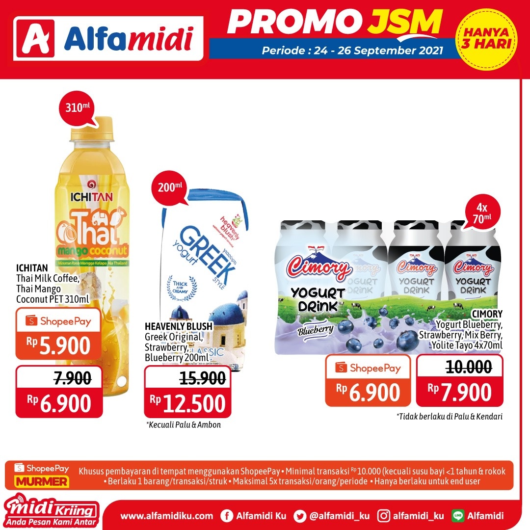 Katalog Promo JSM Alfamidi Hanya 3 Hari 24-26 September 2021 Terbaru