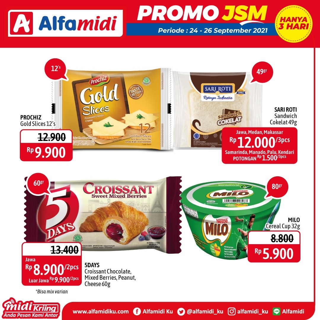 Katalog Promo JSM Alfamidi Hanya 3 Hari 24-26 September 2021 Terbaru
