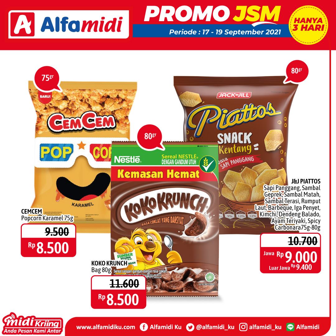 Katalog Promo JSM Alfamidi Minggu Ini 17-19 September 2021