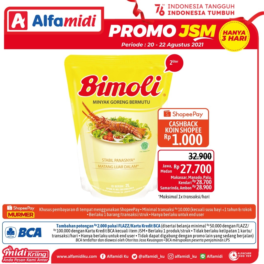 Promo JSM Alfamidi Minggu Ini 20 21 22 Agustus 2021