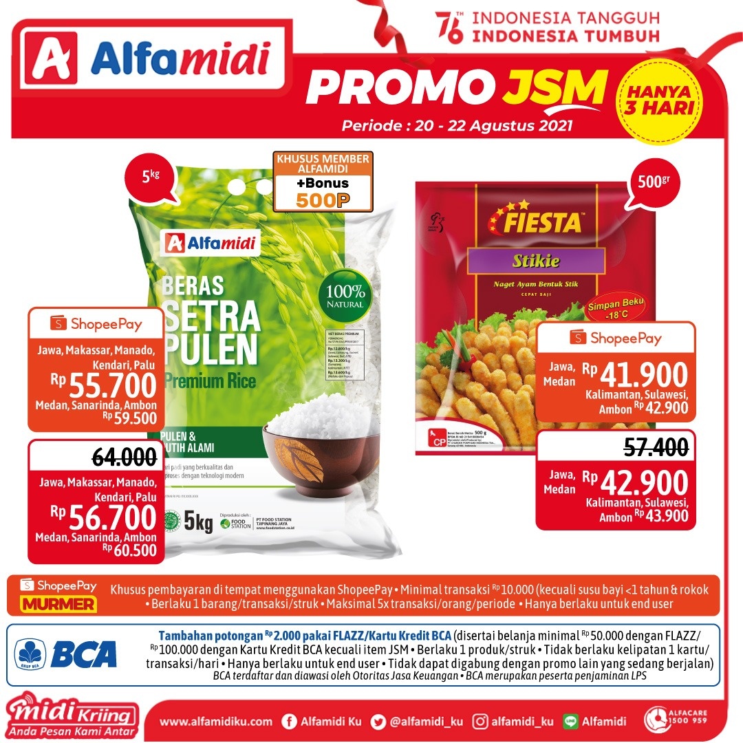 Promo JSM Alfamidi Minggu Ini 20 21 22 Agustus 2021