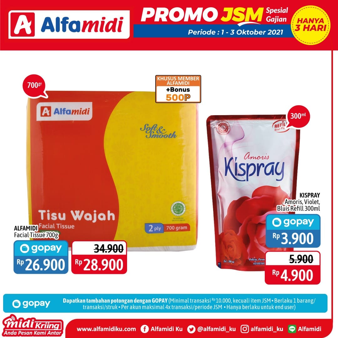 Katalog Promo JSM Alfamidi Minggu Ini Terbaru 1 2 3 Oktober 2021 Weekend