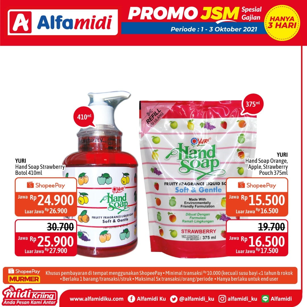 Katalog Promo JSM Alfamidi Minggu Ini Terbaru 1 2 3 Oktober 2021 Weekend