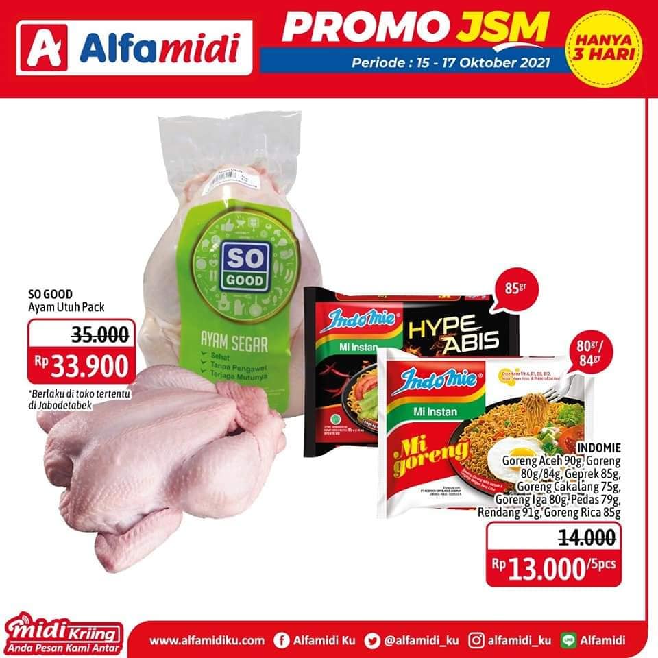 Katalog Promo JSM Alfamidi Terbaru 15-17 Oktober 2021 Weekend