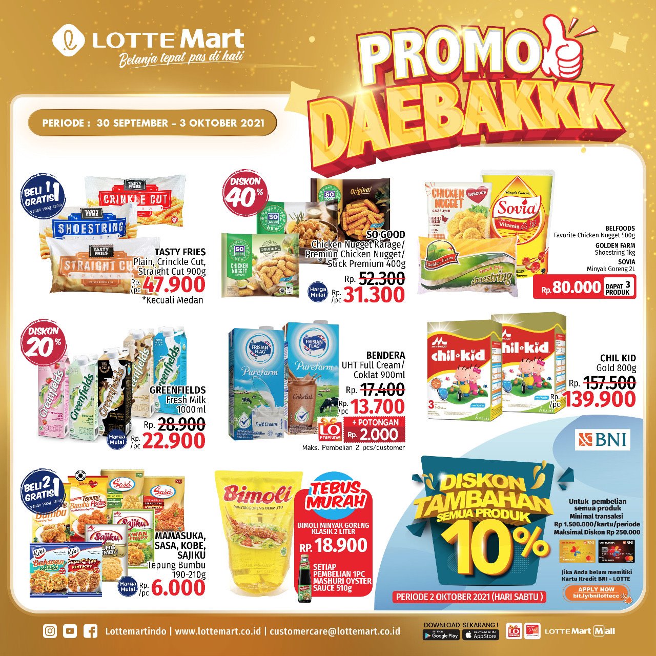 Katalog Promo JSM LOTTE Mart Katalog Weekend 30 September - 3 Oktober 2021
