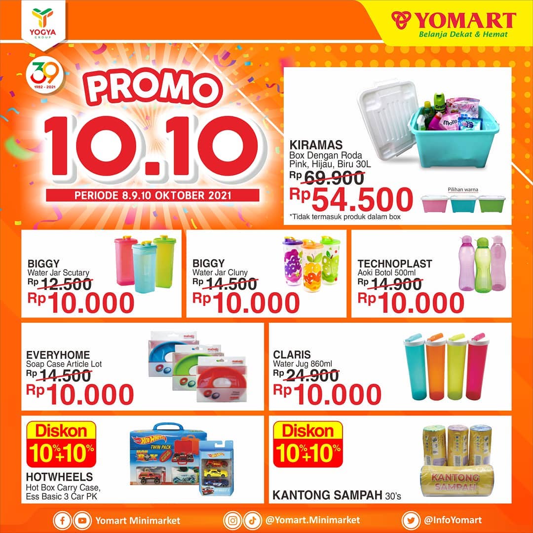 Katalog Promo JSM Yomart 8-10 Oktober 2021 Terbaru Spesial 10.10 Weekend