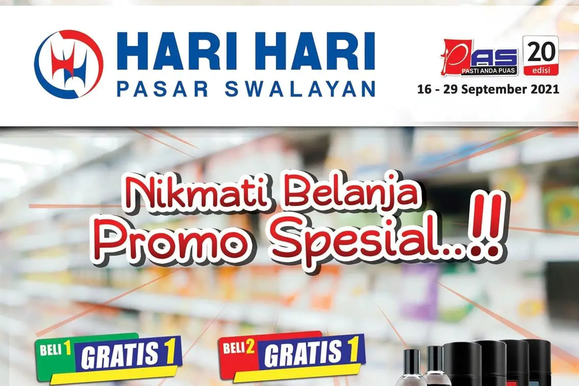 Katalog Promo PAS Hari Hari Pasar Swalayan Terbaru Periode 16-29 September 2021